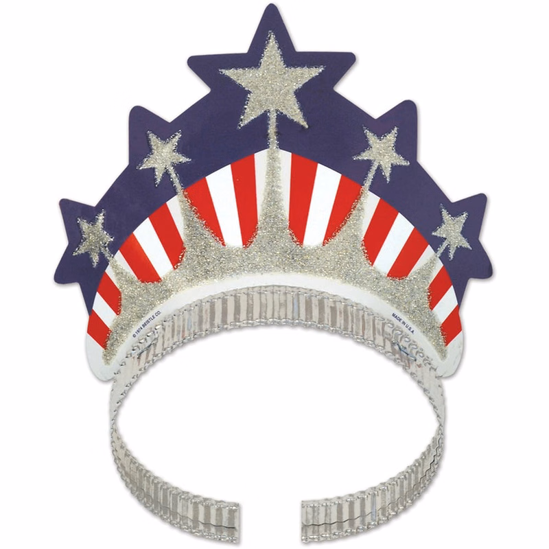Miss Liberty Tiaras - Glitter Stars & Stripes