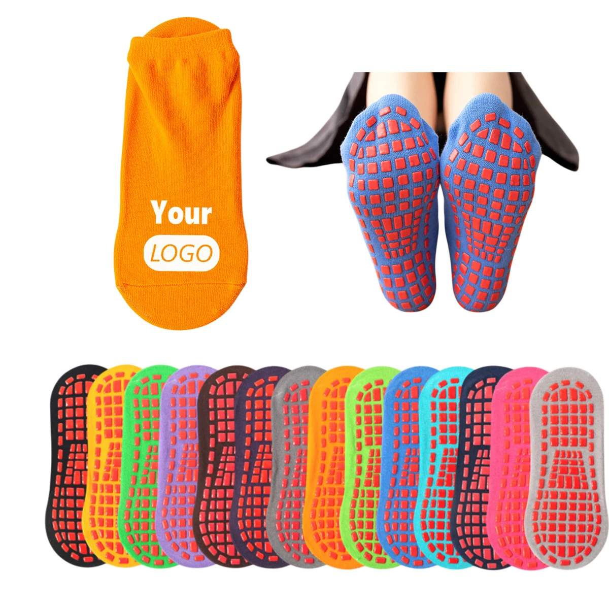 Workout Non-Slip Cotton Yoga and Pilates Socks 1