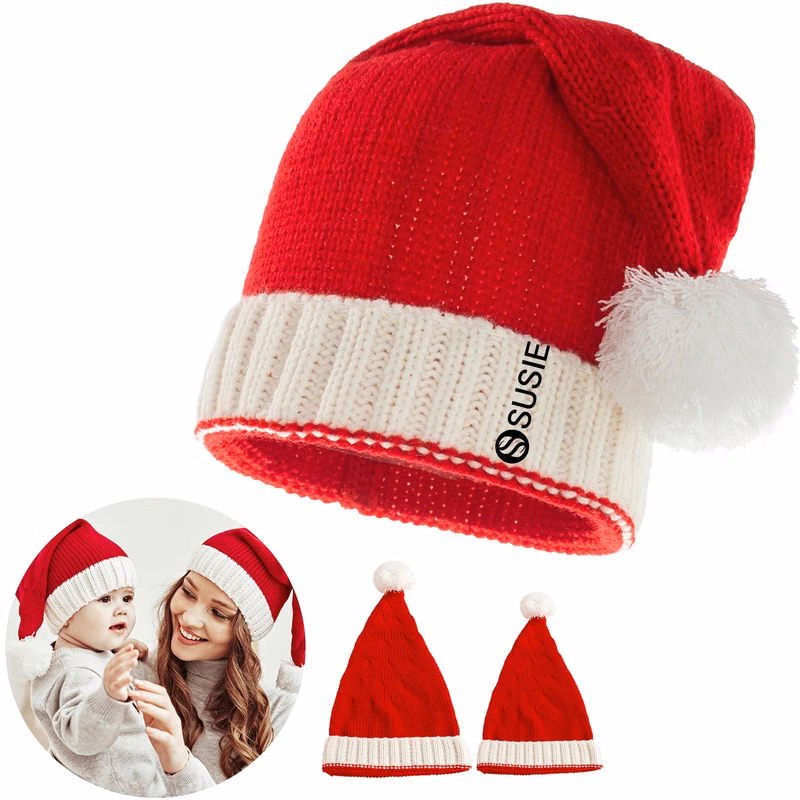 Christmas Knitted Beanie Hat