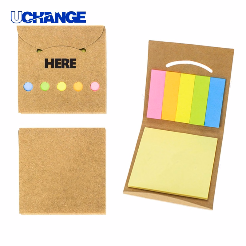 Kraft Paper Color Strip Sticky Notes