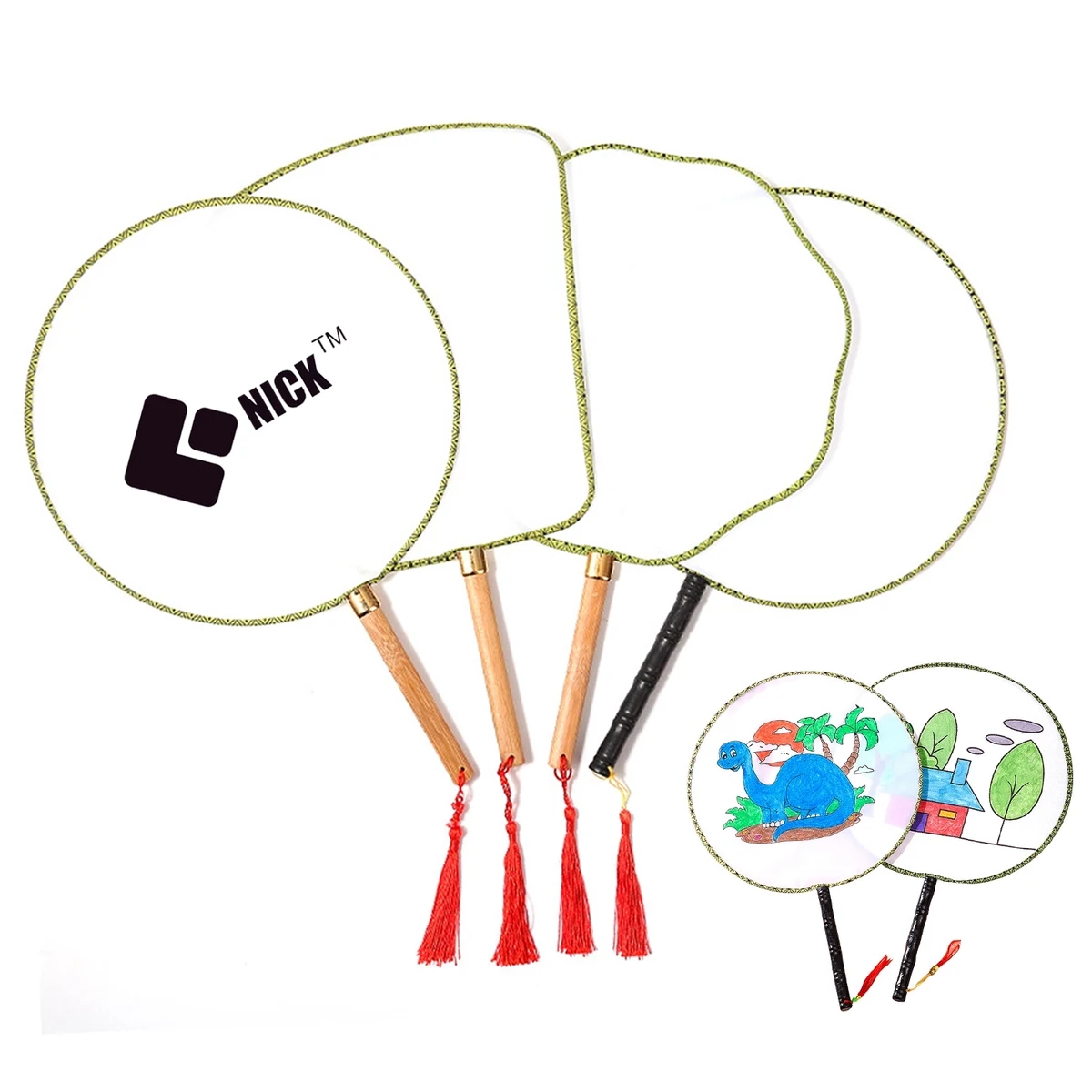DIY Hand Fan With Wood Handle 1
