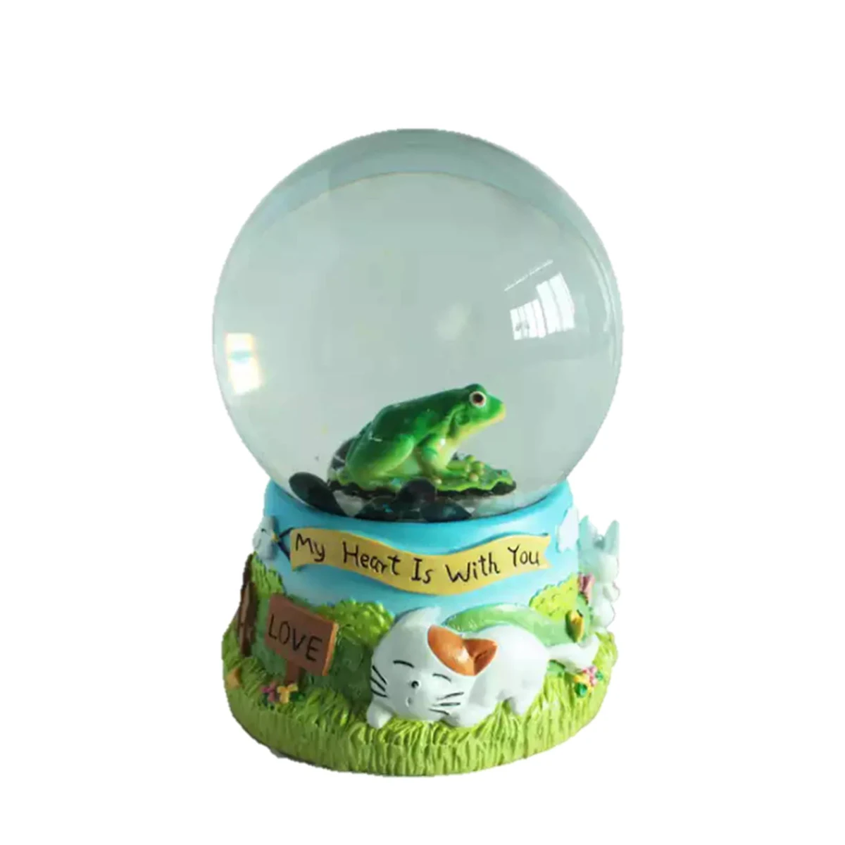 Custom Resin Figurine Water Snow Globe 1