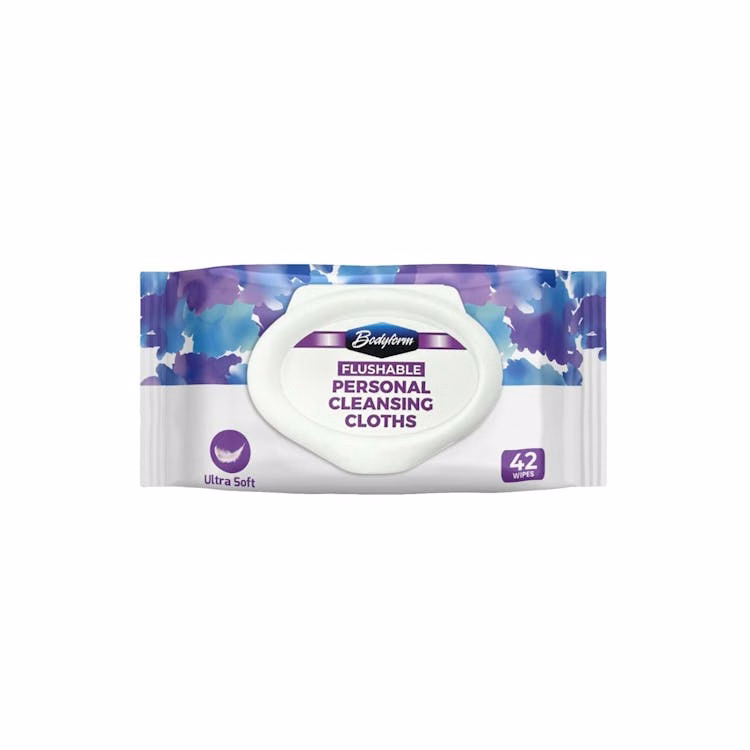 Flushable Personal Cleansing Cloths - 42 per Pack