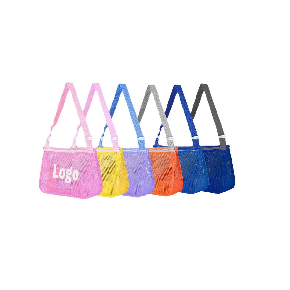 Mesh Beach Toys Handle Storage Bag 1