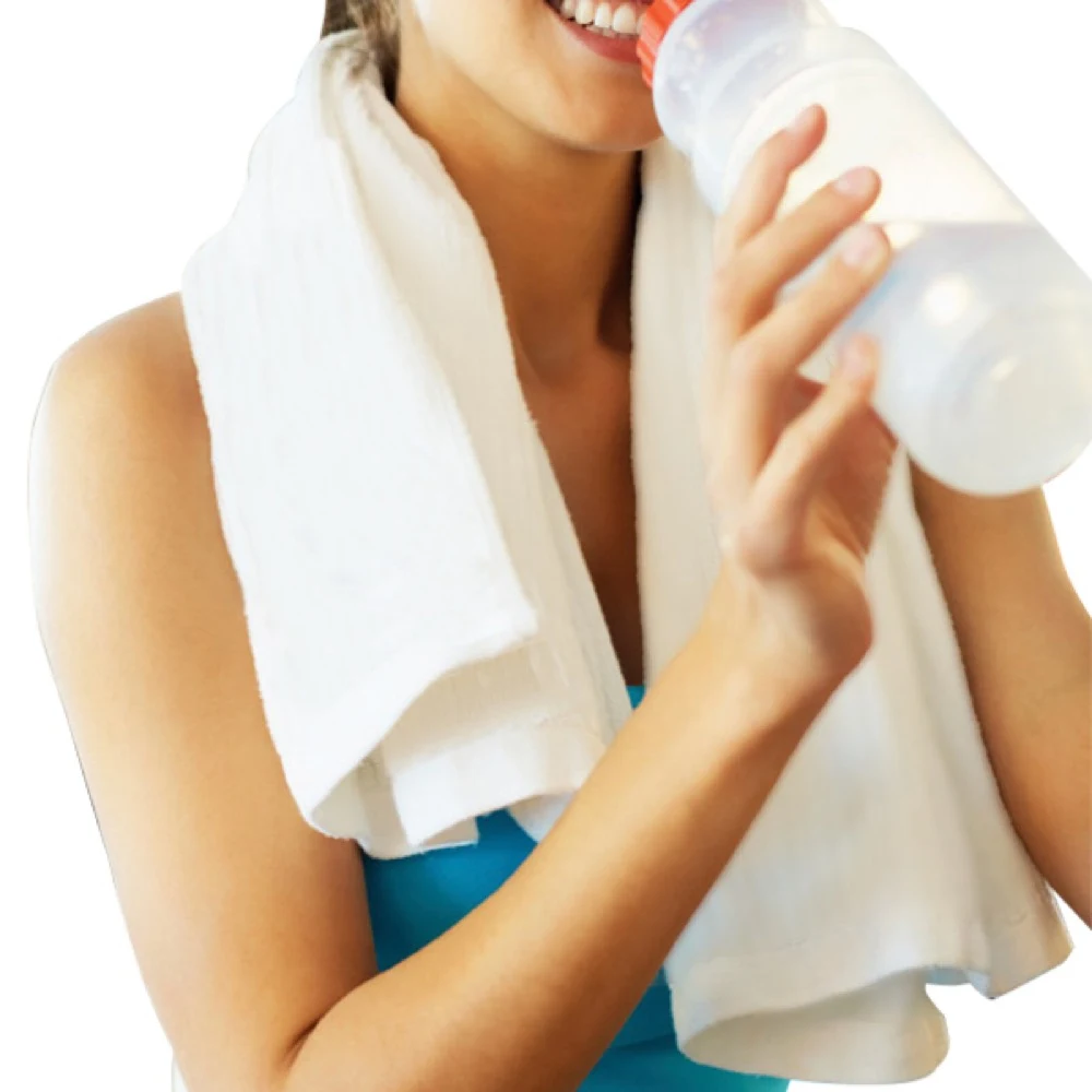Cotton Terry Velour Fitness Towel 1