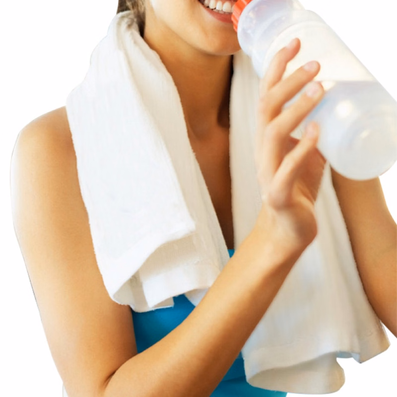 Cotton Terry Velour Fitness Towel
