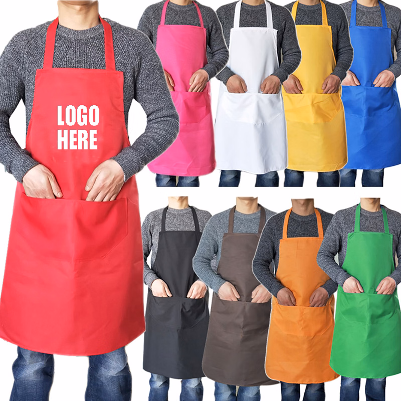 Polyester Apron Adult with 2 Front Pockets