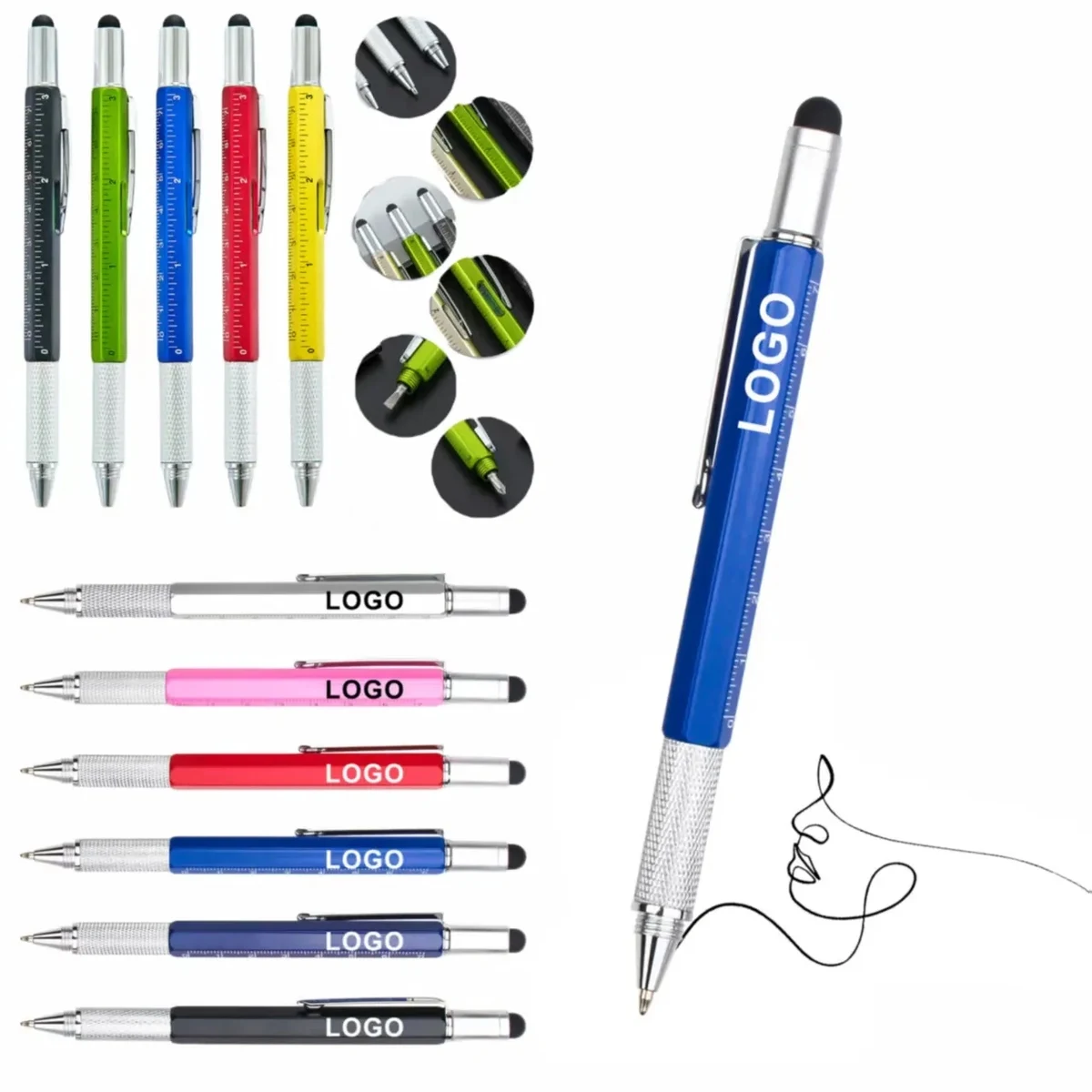 Multi-Functional 6-in-1 Tool Pen 1