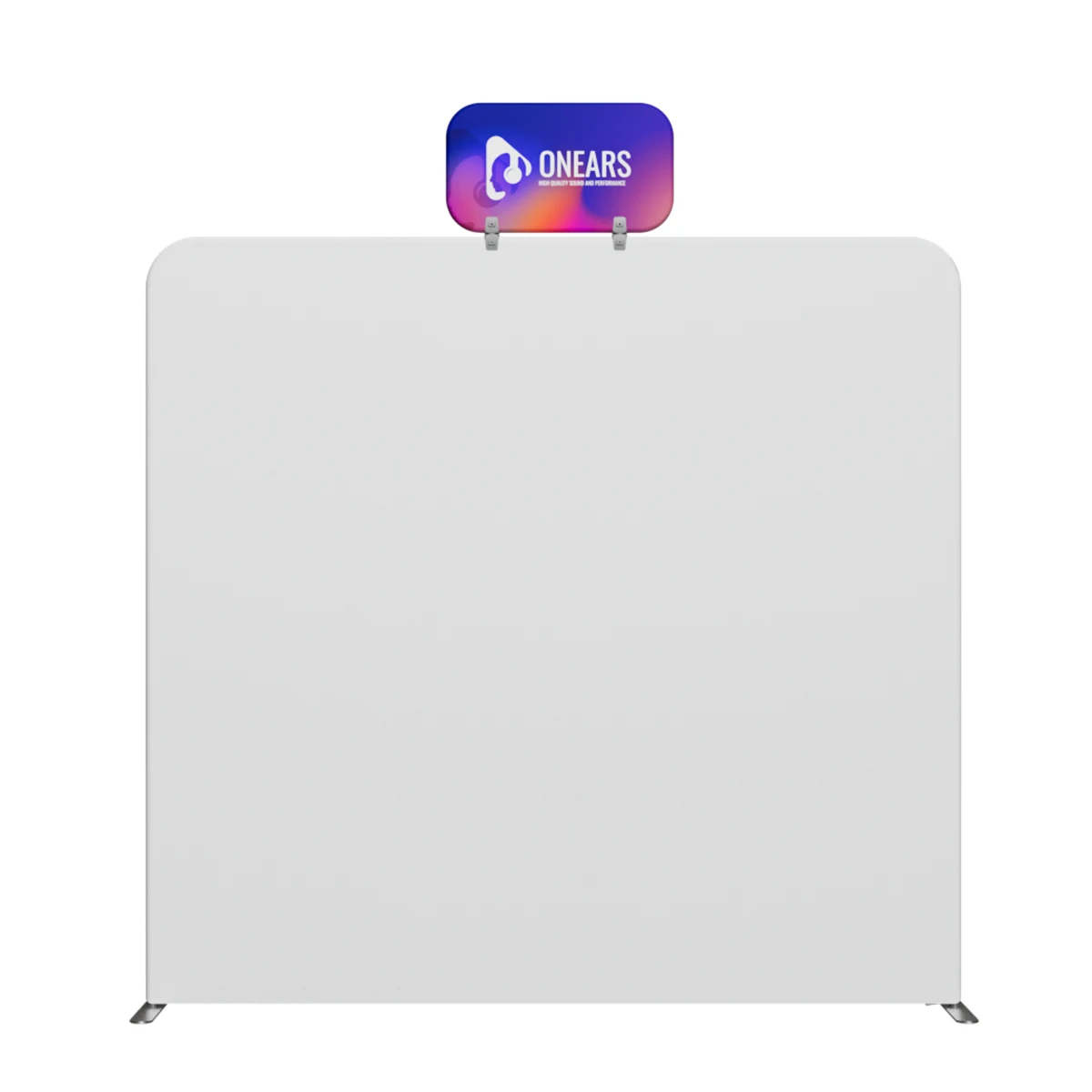 Rectangle Fabric Header - 65"w x 10"h 1