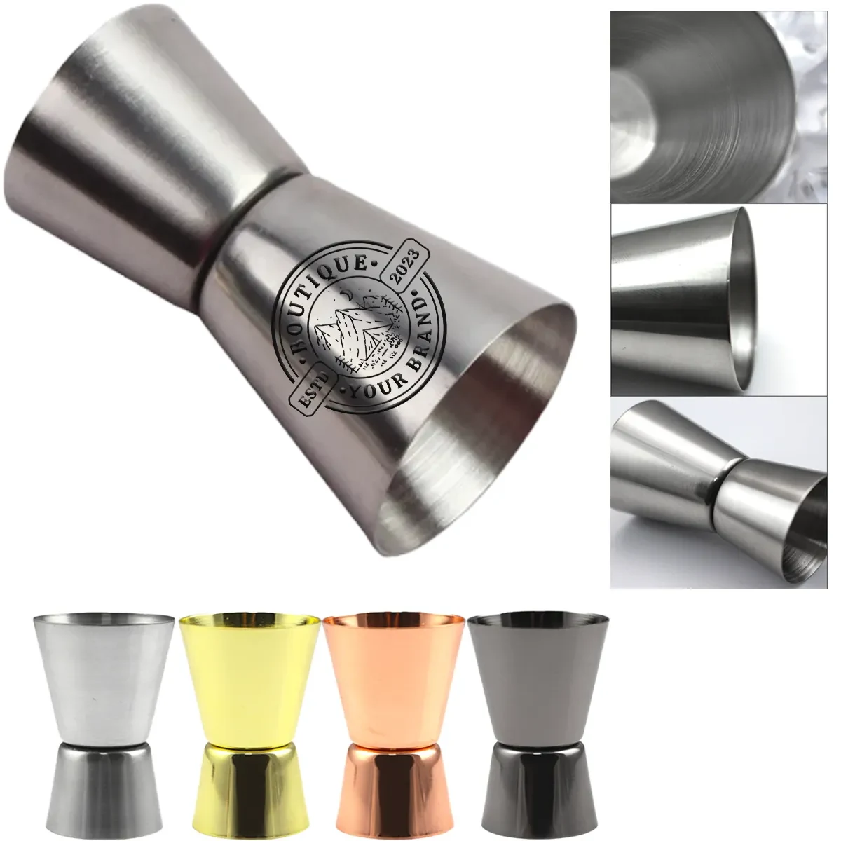 Durable Corrosion-Resistant Dual Shot Ounce Cocktail Shaker 1