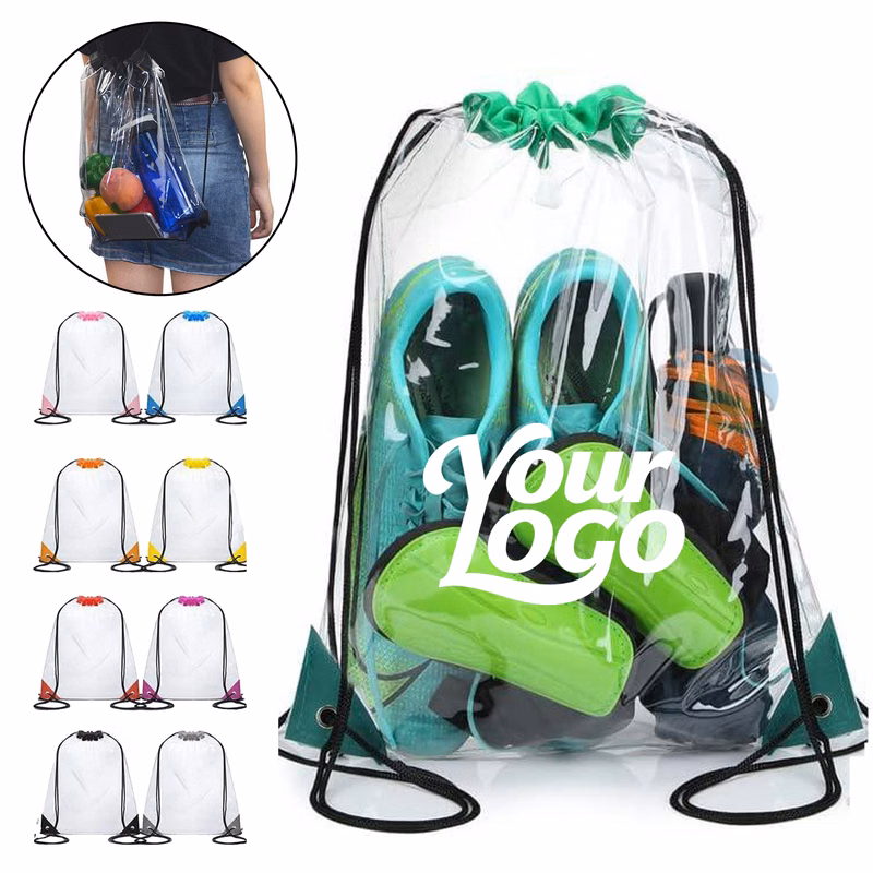 Clear Drawstring Bag Stadium Backpack