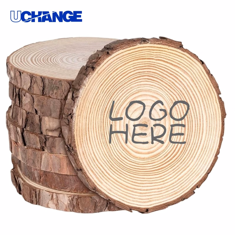 Natural Wooden Coaster Mat