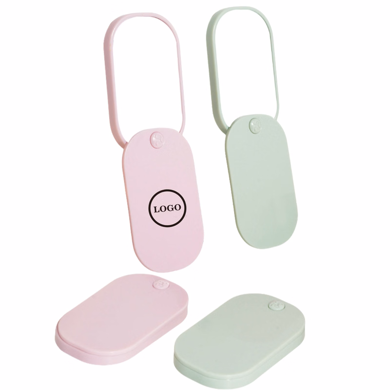 Sliding Square Mirror with Protective Cover for Travel