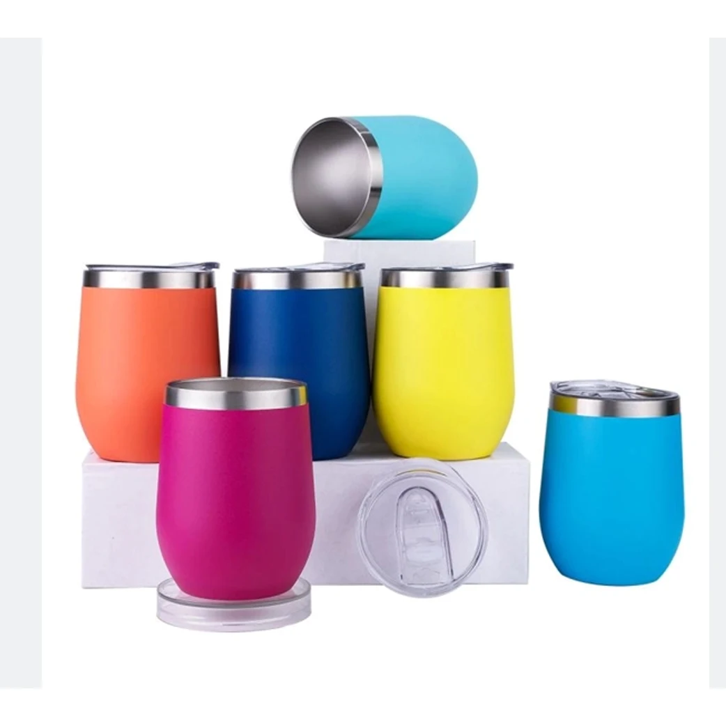 12oz Stainless.Eggshell Cup 1
