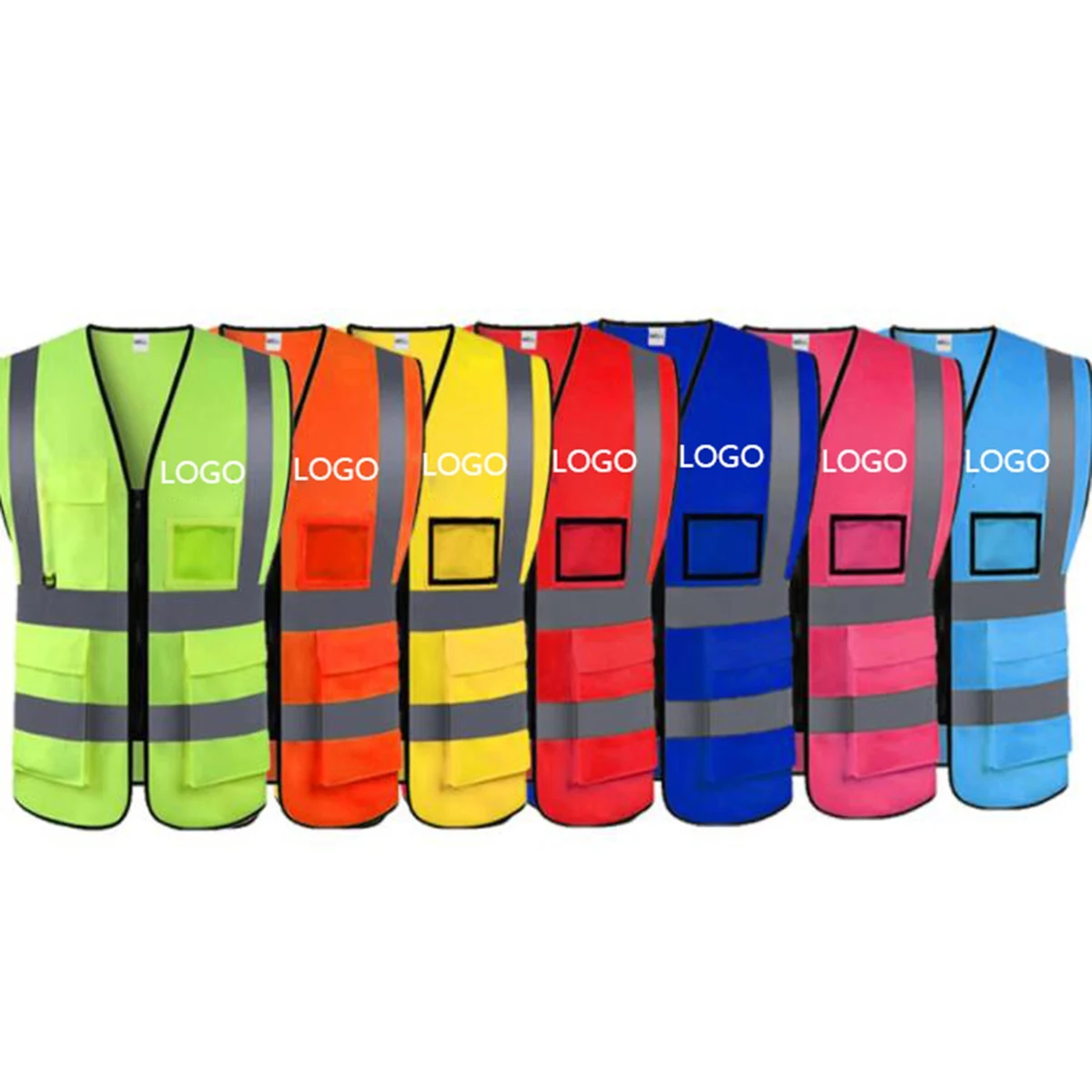 Bayside Mesh Safety Vest - Lime 1