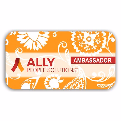 Laminated Name Badge (1.5"x2.875") Rectangle