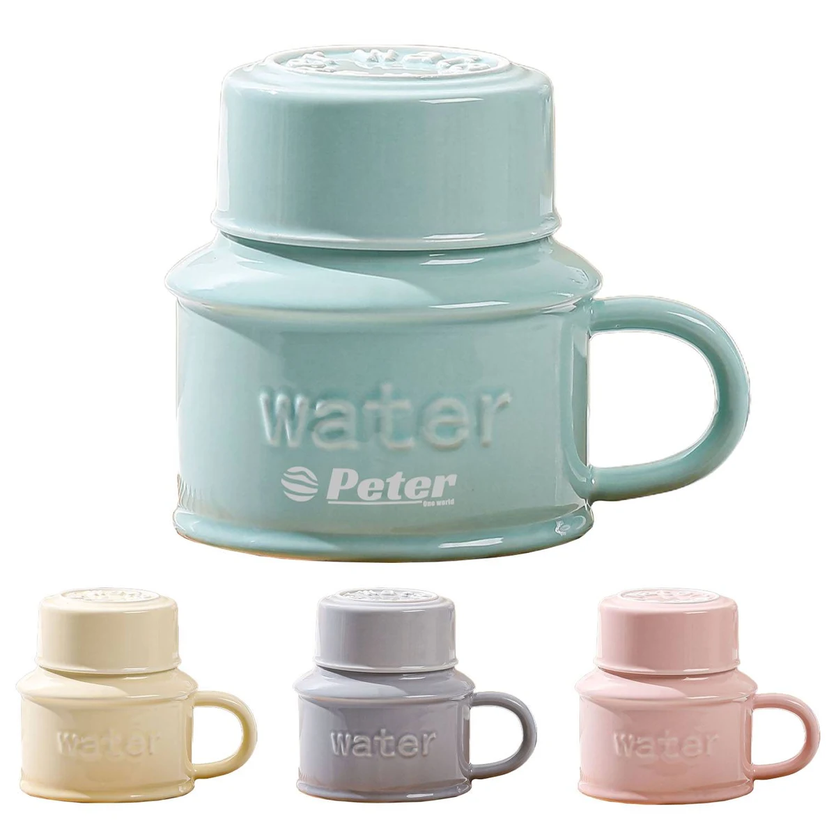 15oz Durable Ceramic Mug w/ Handle and Large Capacity 1