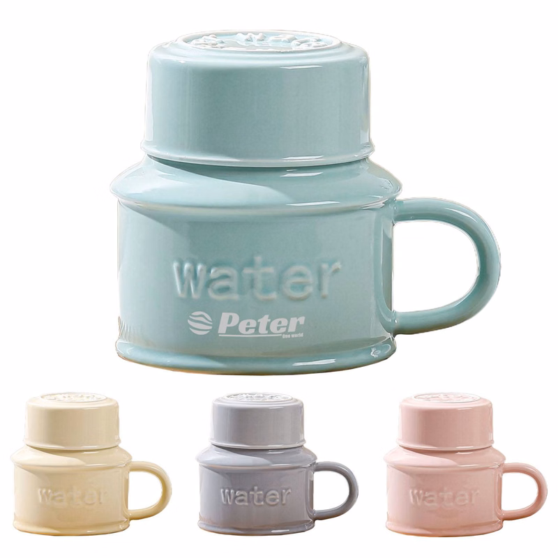 15oz Durable Ceramic Mug w/ Handle and Large Capacity