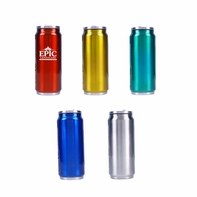 17 Oz Stainless Steel Vacuum Cola Can Tumbler