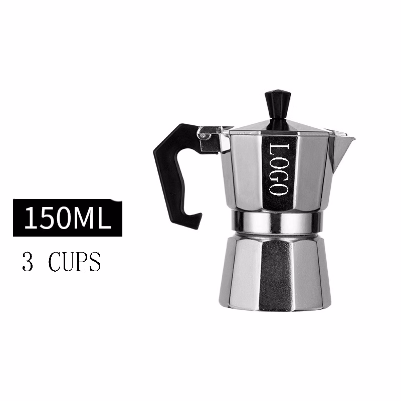 Aluminum Espresso Stovetop Coffeemaker Moka Pot 3-Cups