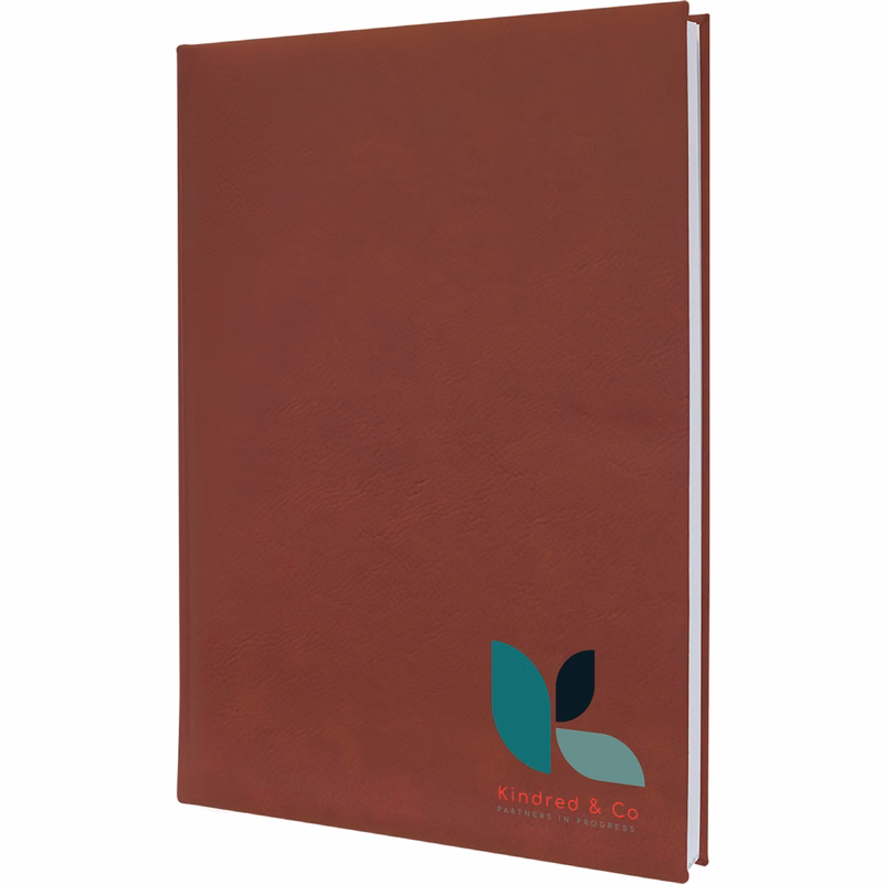 7" x 9" Rose Leatherette Journal