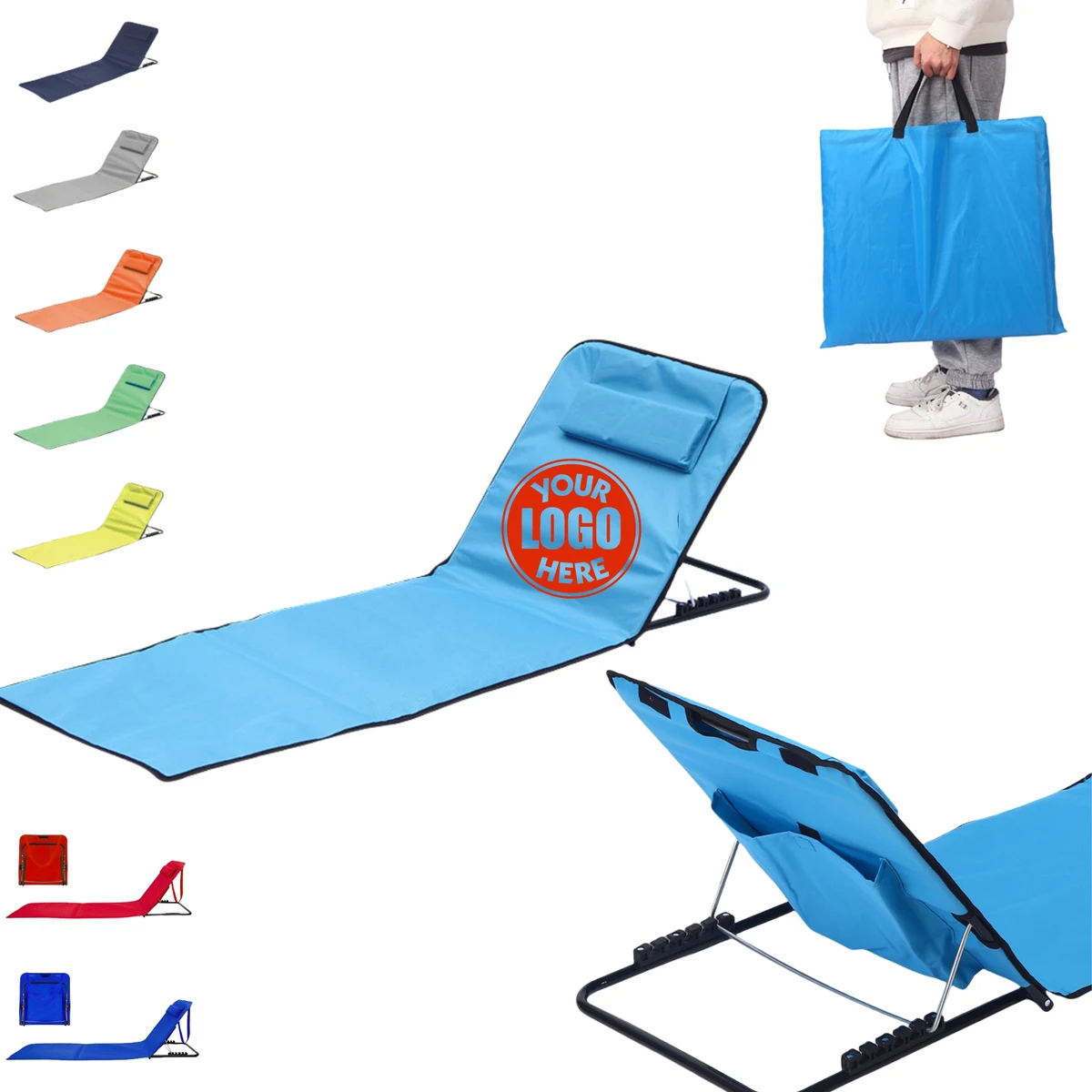 Folding Beach Lounge Chair 1