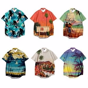 Short Sleeve Men Hawaiian Shirts