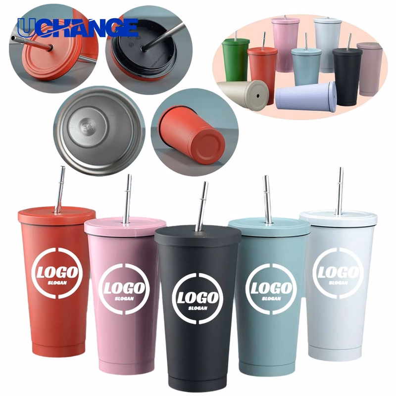 Custom Stainless Steel Straw Cup Tumbler