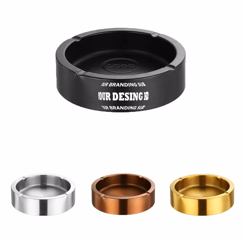 Customizable Logo Stainless Steel Ashtray