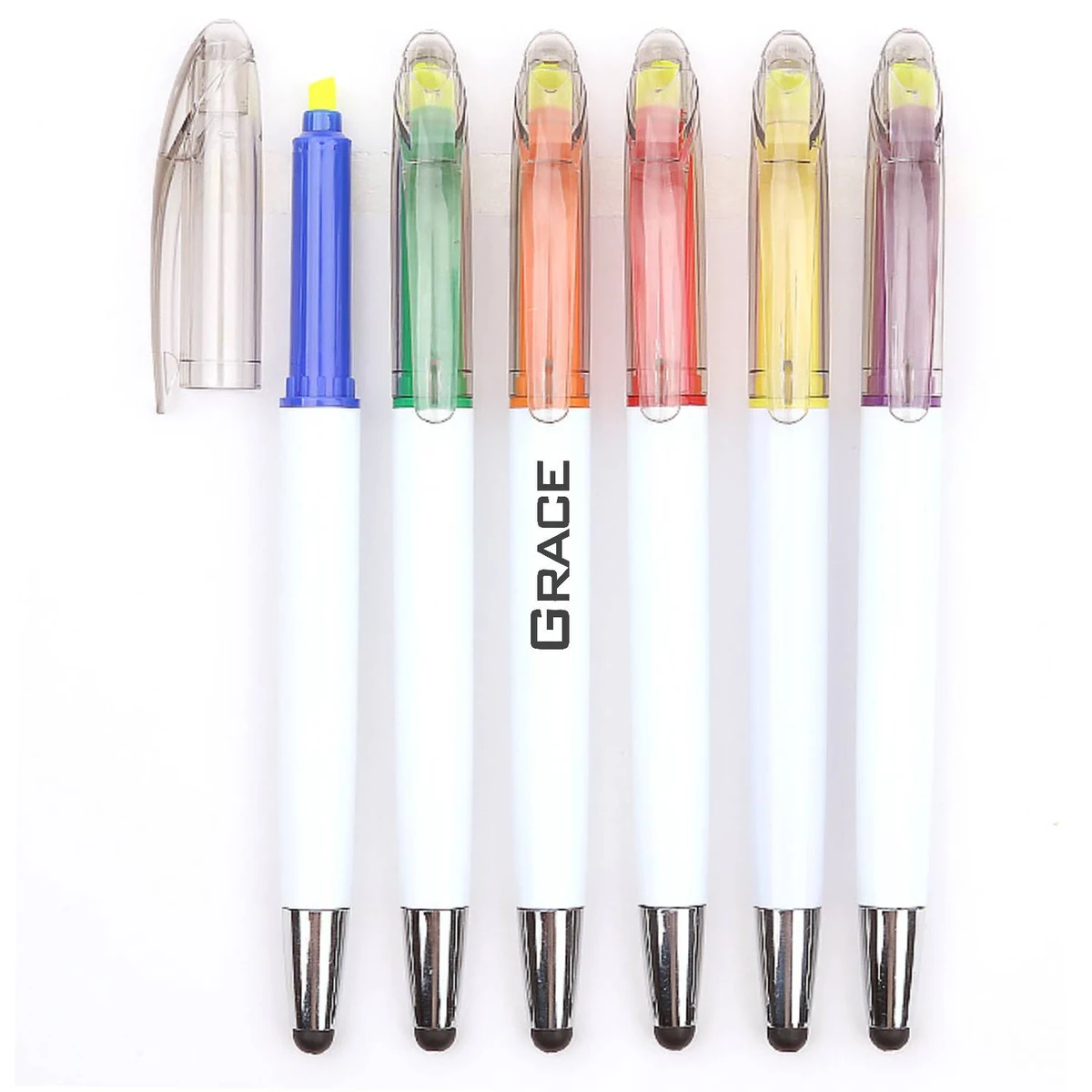 2-in-1 Touch Stylus Pen Fluorescent Highlighter 1