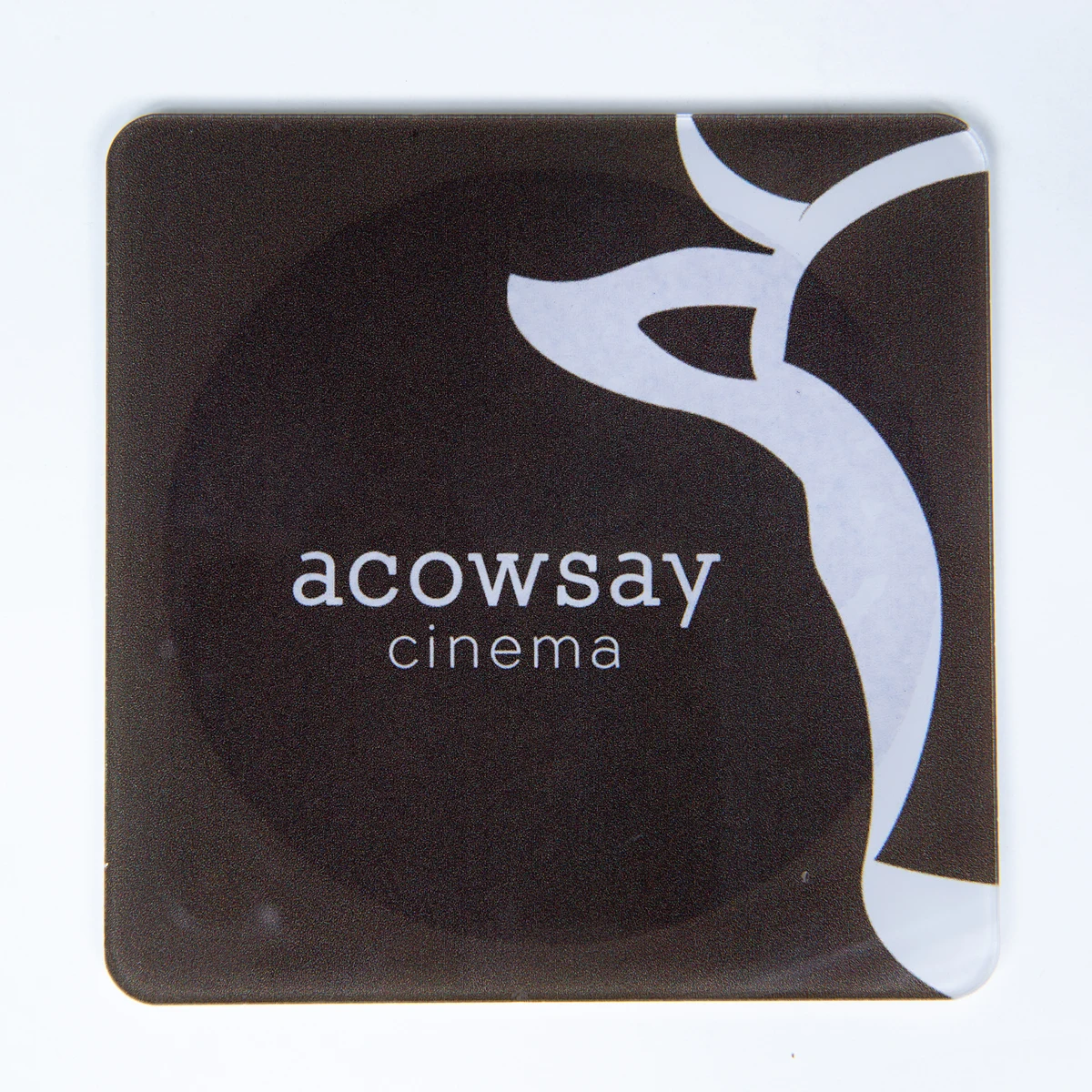 USA Made Square Acrylic Coasters w/Cork Back (3.5") 1