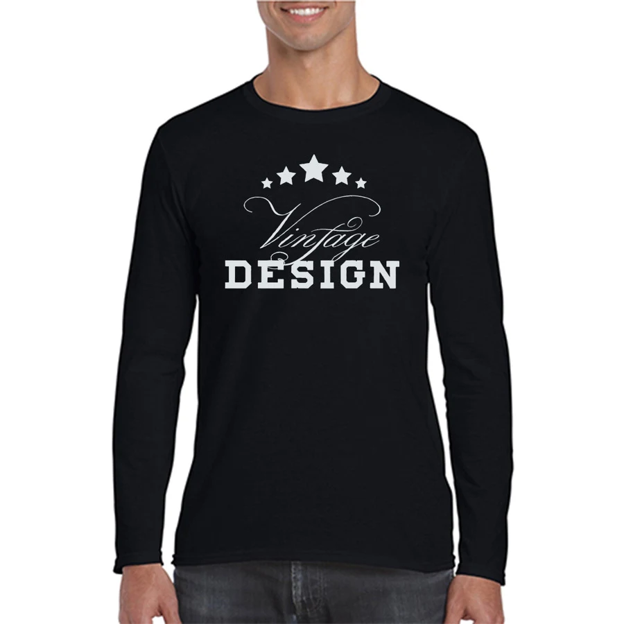 SoftStyle Adult Long Sleeve T-Shirts 4.5 oz cotton 1