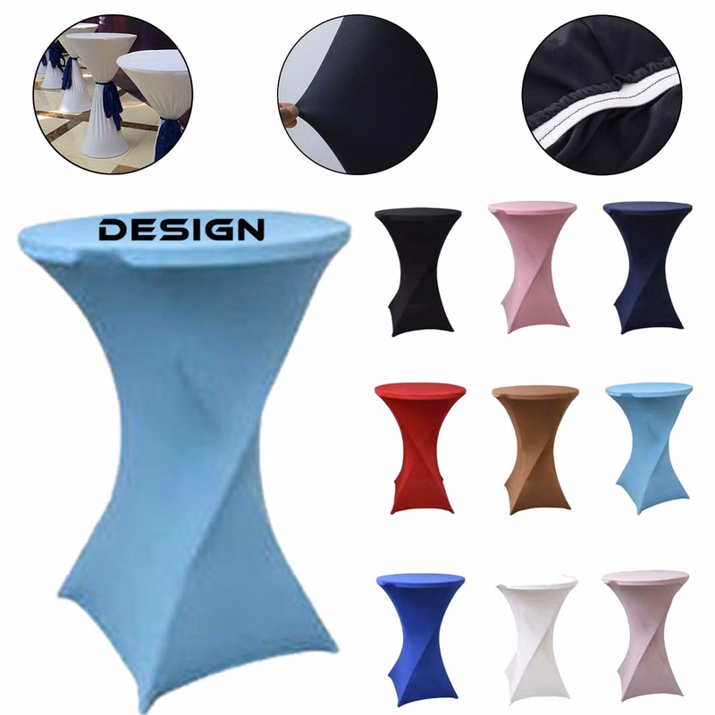 Solid Color Hotel Wedding Banquet Counter Tablecloth Cover