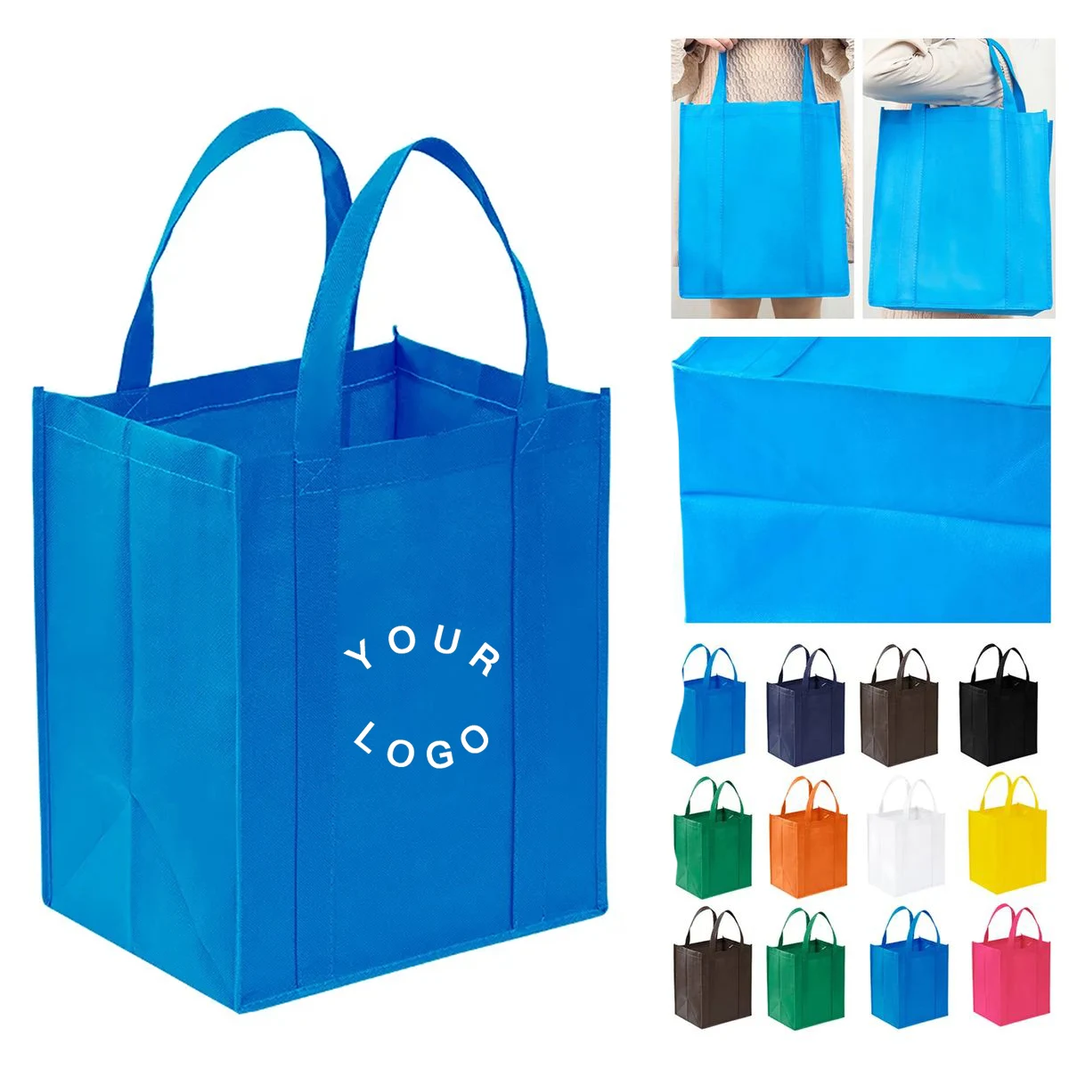 Value Grocery Tote Made Of Non Woven Polypropylene 1