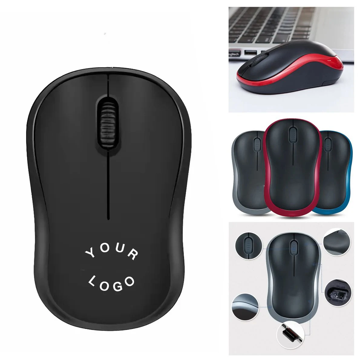 Wireless Computer Mouse With Ergonomic Design 1
