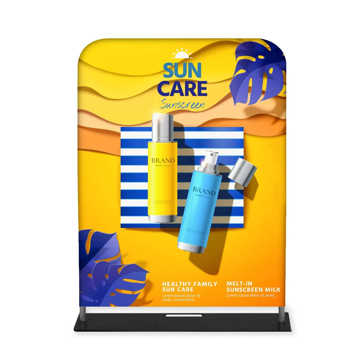 Tube Banner, Double Sided Digitally Printed - 7.5'x5' 1