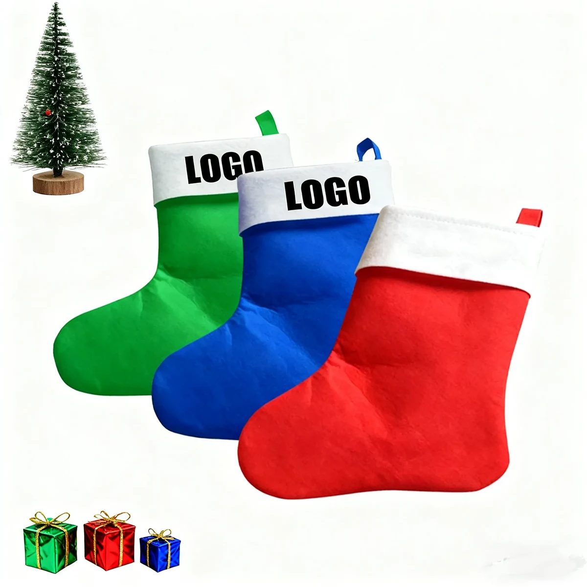 Mini Felt Christmas Stocking 1