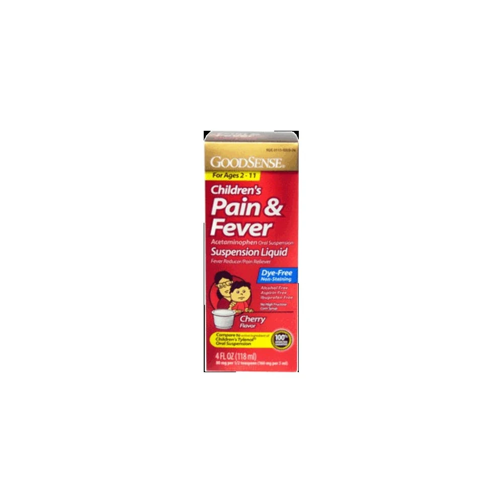 Children's Pain & Fever Suspension - Cherry 4 oz 1