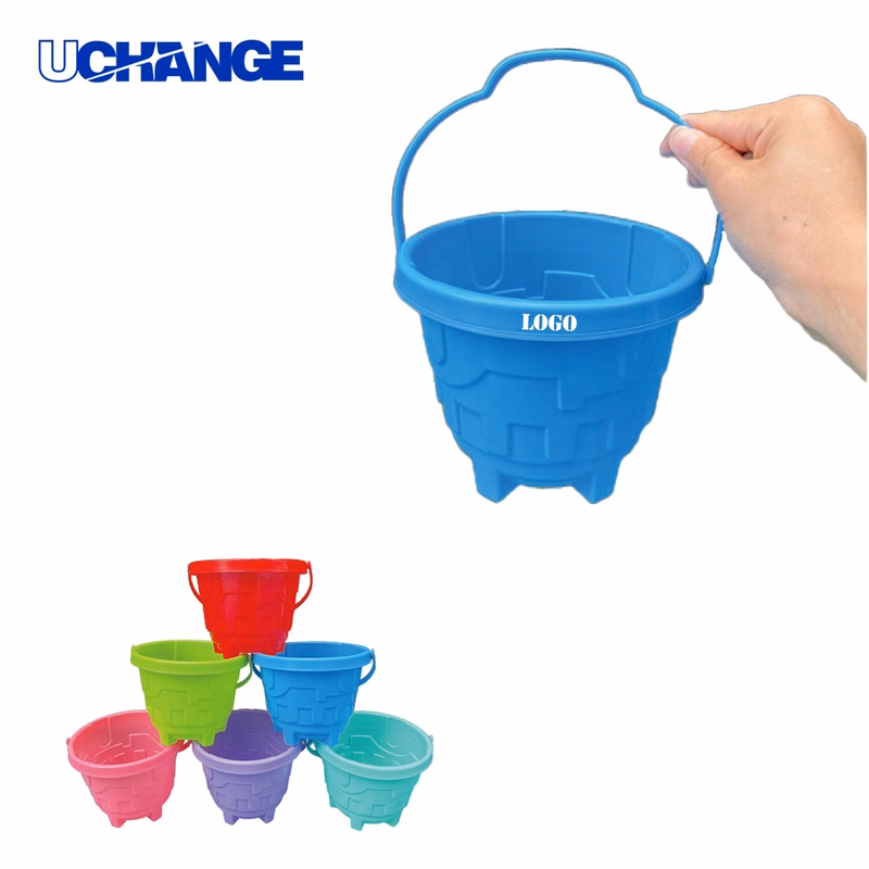 Kids Beach Toy Bucket for Sand Play and Summer Fun