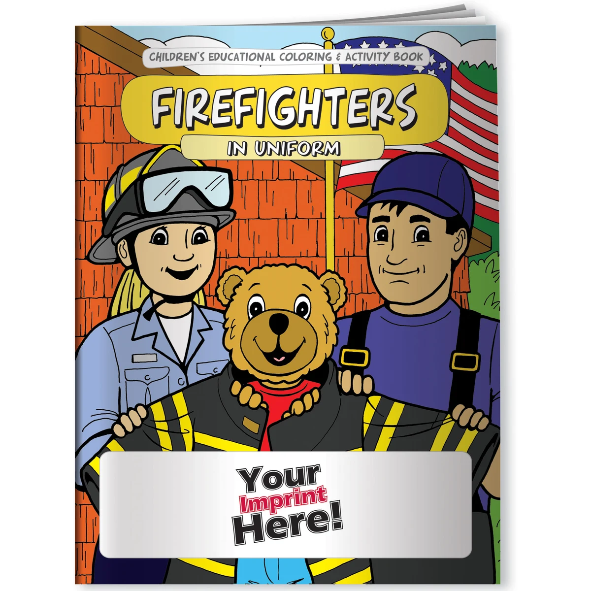 Coloring Book - Firefighters in Uniform 1