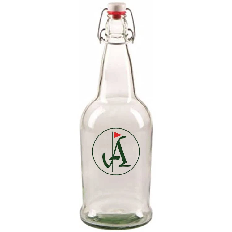 32 oz Clear Flip-Top EZ Cap Bottle 1