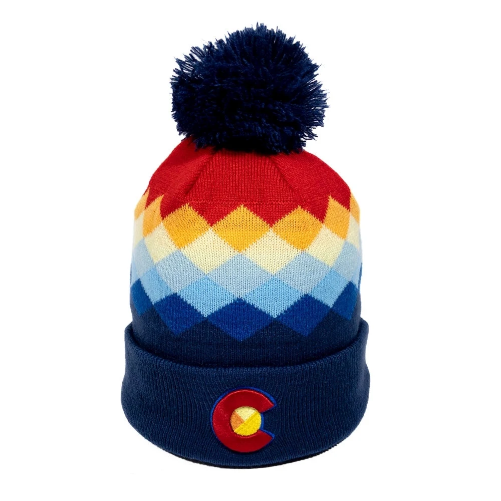 Recycled Polyester Beanie with 3D Embroidered Logo 1