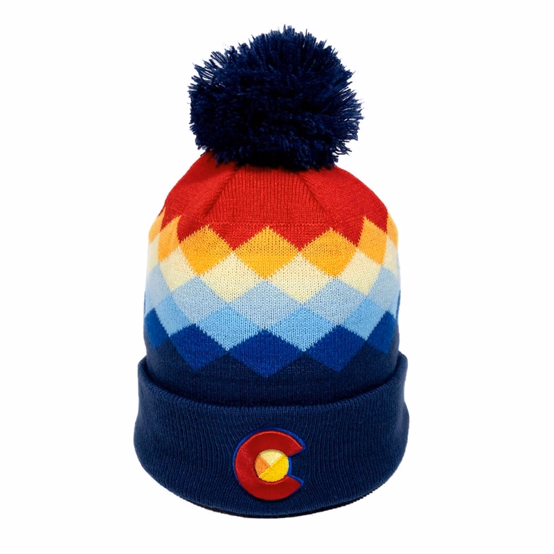 Recycled Polyester Beanie with 3D Embroidered Logo
