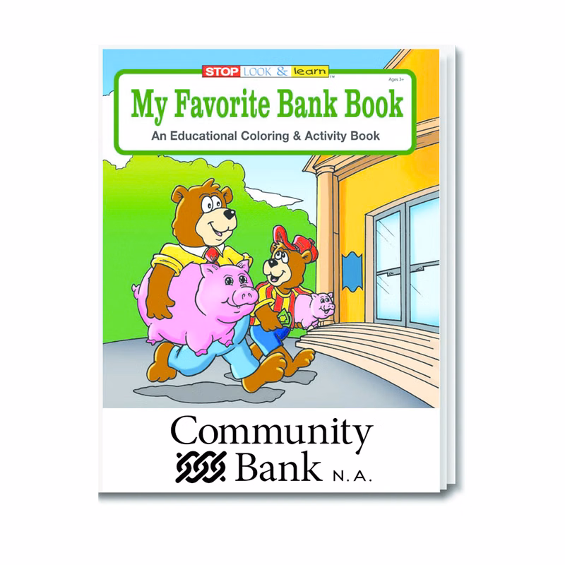 My Favorite Bank Book Coloring Book