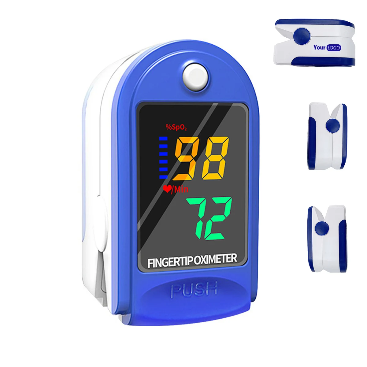 Finger-Clip Pulse Oximeter Blood Oxygen Saturation Monitor 1