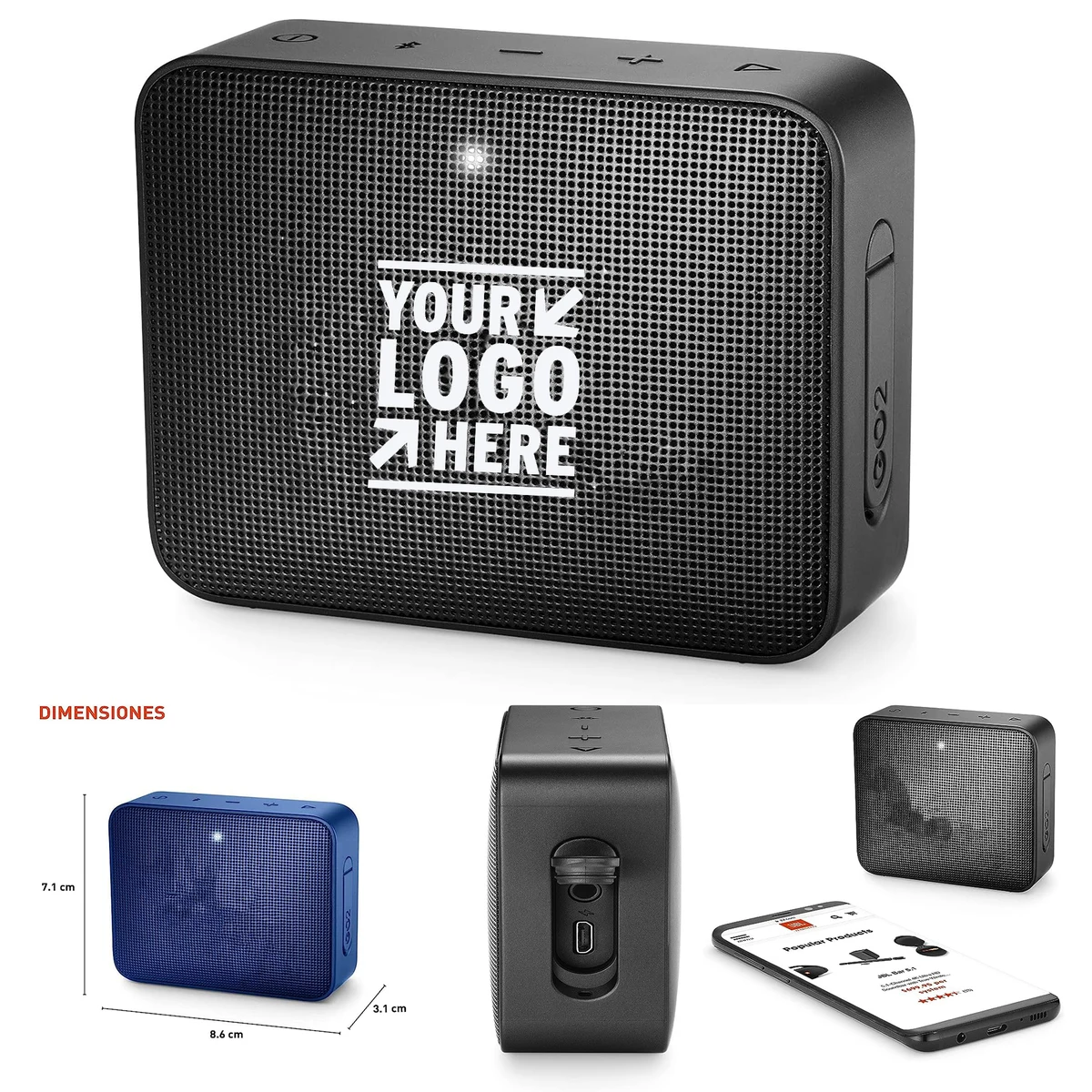 Built-In Microphone Waterproof Ultra-Portable Bluetooth Speaker 1
