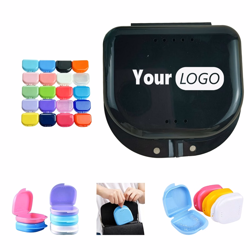 3.1 Inch Plastic Denture Retainer Case