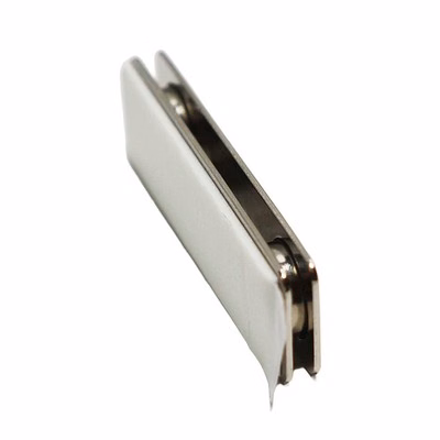 Metal 2 Post Magnet Badge Fastener w/Adhesive Backing