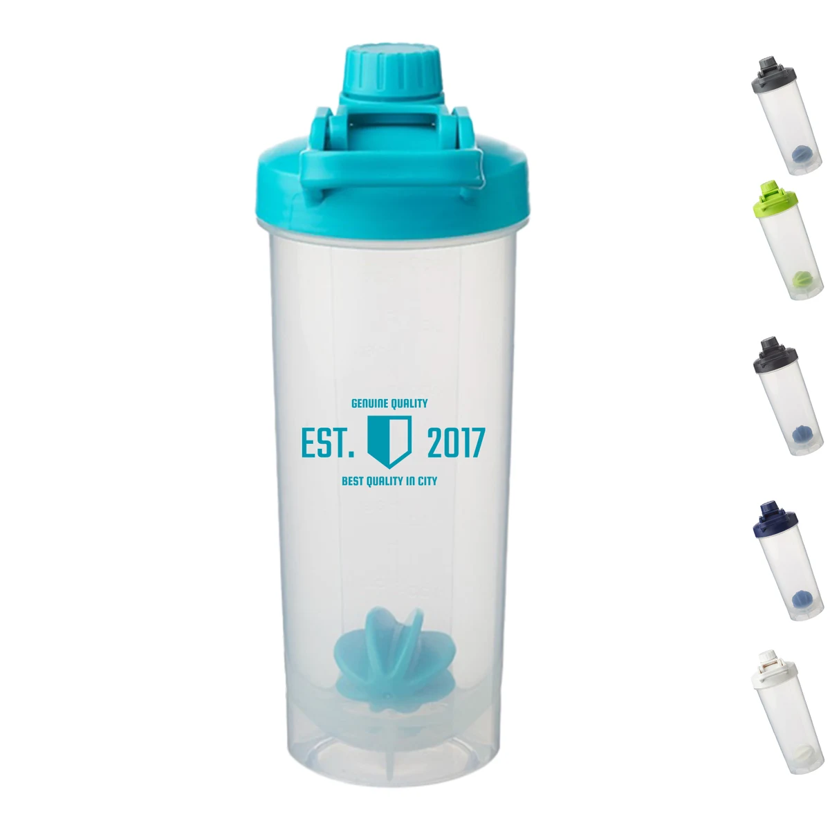 Olympian Plastic 24 oz Shaker Bottles with Mixer 1