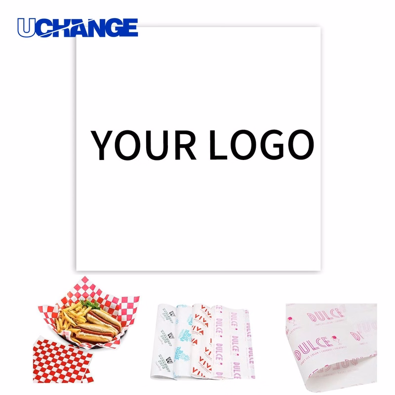 Greaseproof Wrapping Paper Packaging Sheets 12x12 Inch Food Grade